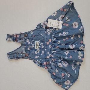 SOLD! NWT OshKosh Jean Bib Overalls 9 Months